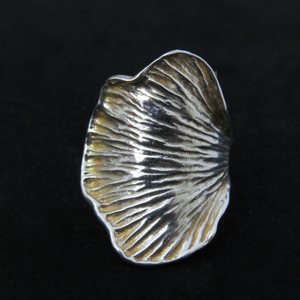 Sterling Silver Lily Pad Ring Jinja Jewelry