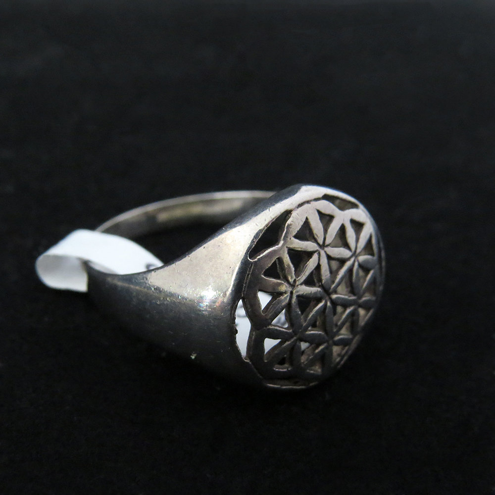 Sterling Silver Cross Flower Look Jinja Jewelry