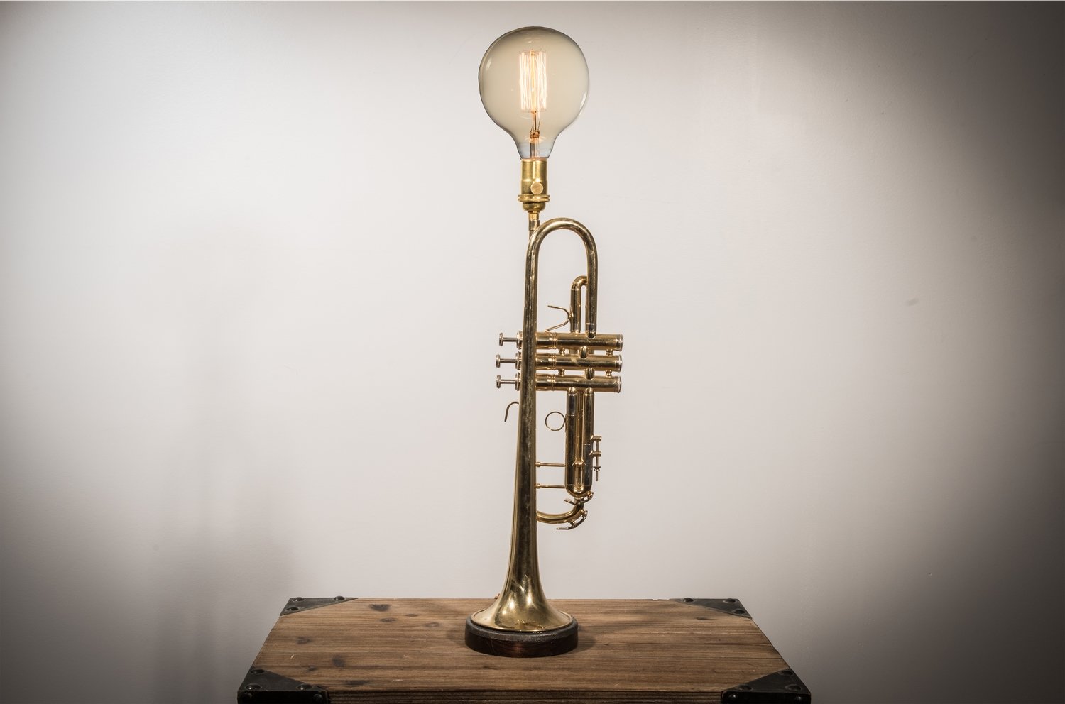 Vintage Trumpet Lamp