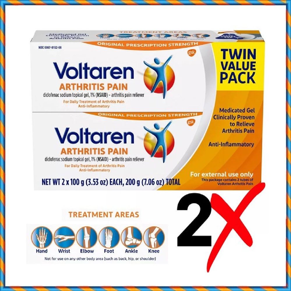 Voltaren Gel 2 X 100g