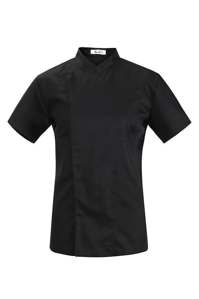 Giacca Chef Manica Corta Viola - Casacca Da Cuoco Bordature Ristorante - Foto 12