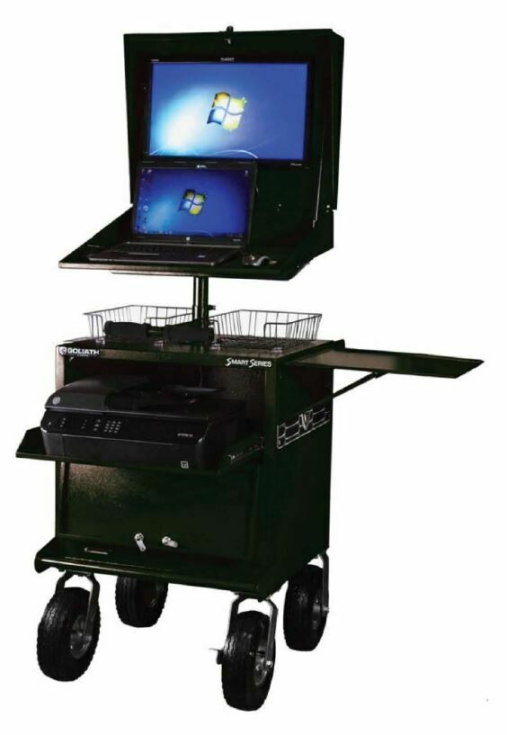 Mobile Workstation Cart (12v & 24v, with or without printer/battery