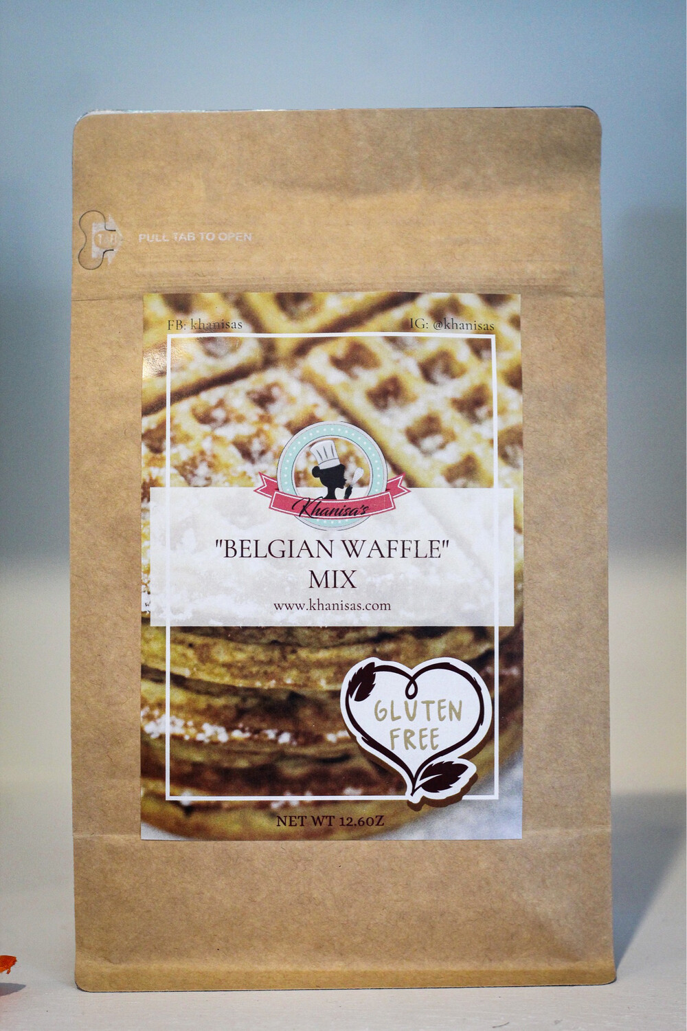 “GLUTEN FREE” Belgian Waffle Mix