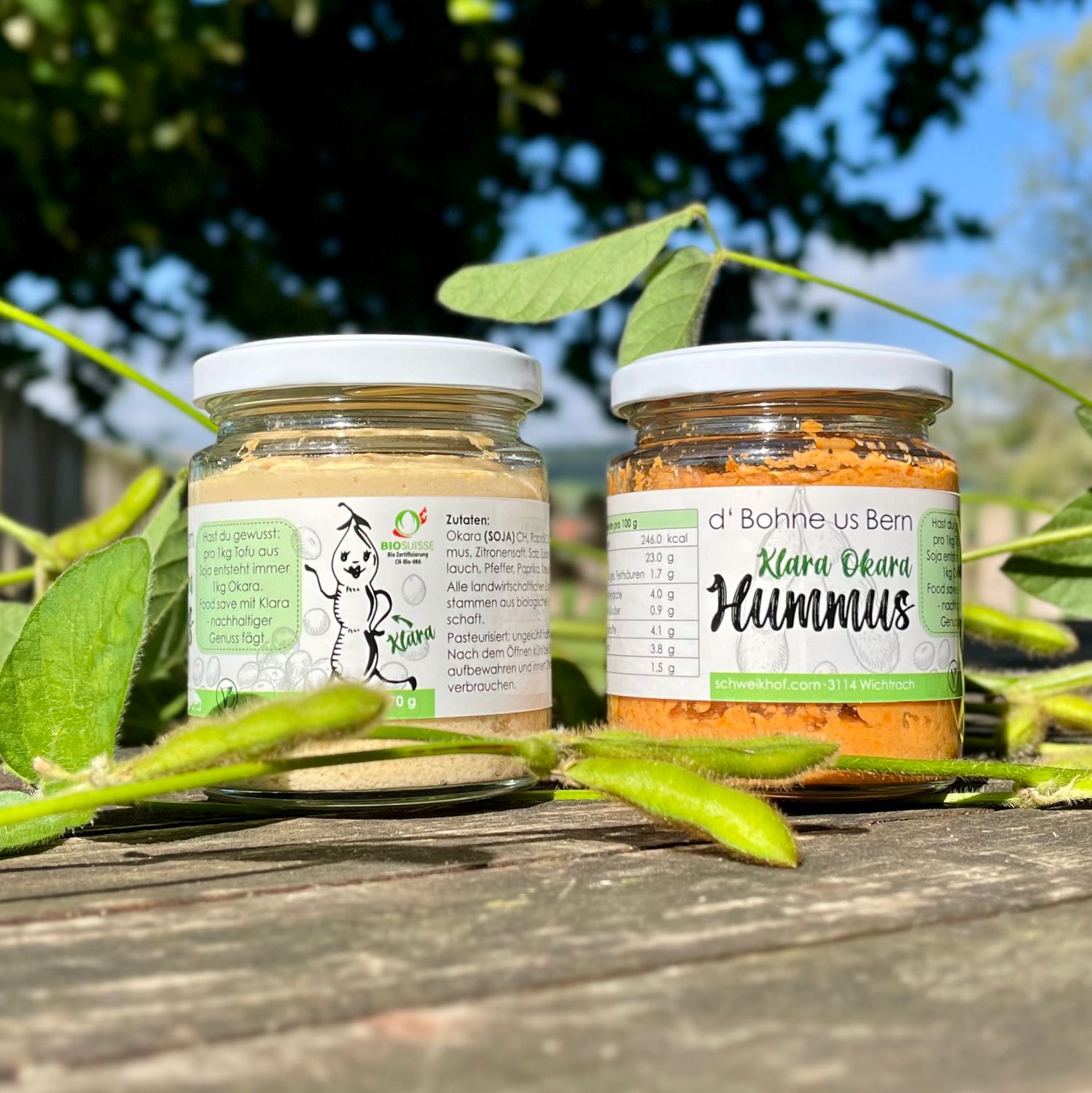 Klara Okara Hummus Nature