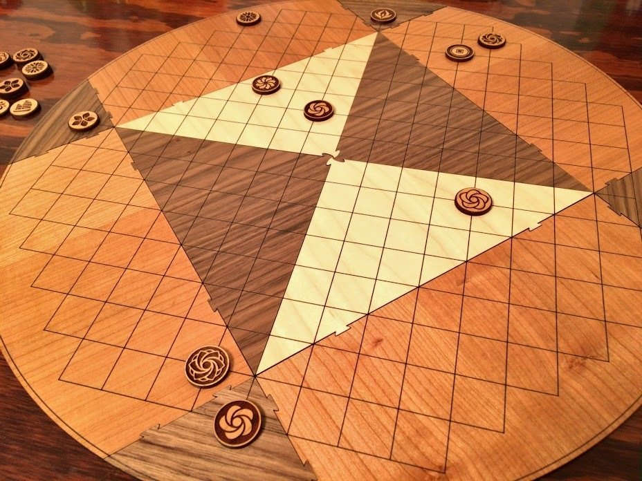 The Garden Gate Master Pai Sho Set - Board and Tiles for Skud and Vagabond Pai Sho