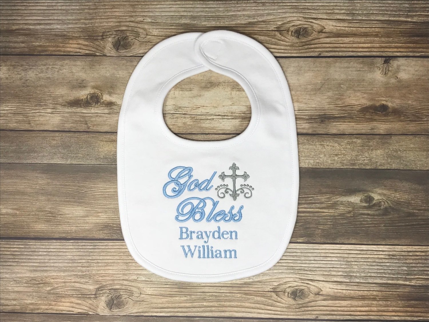 Personalized Baptism Day Bib