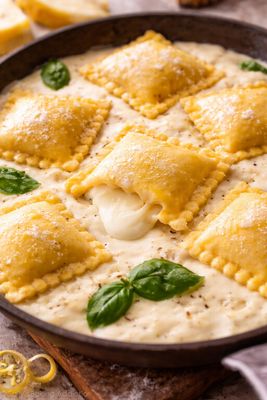 Fondue Ravioli