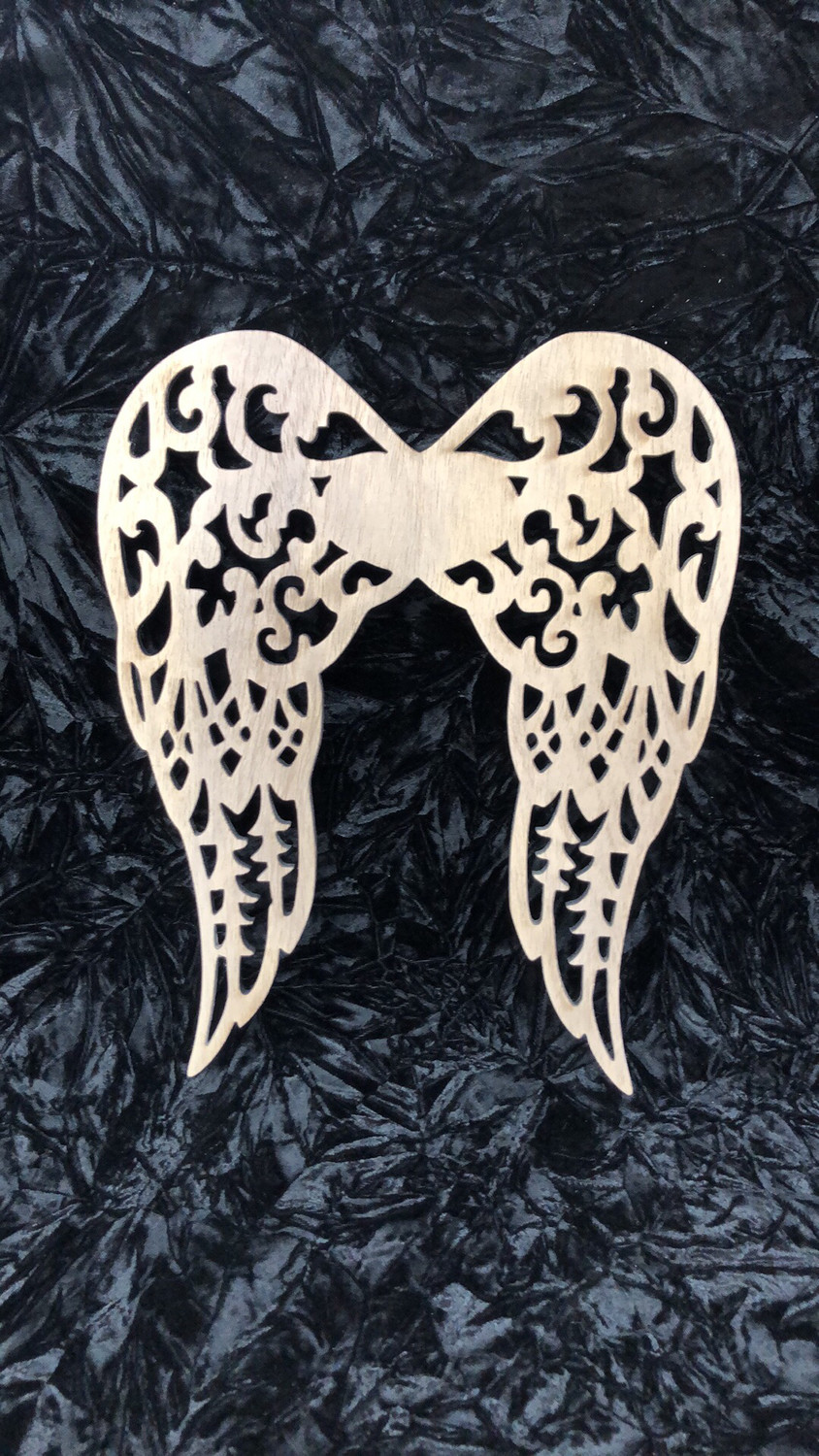 Angel Wings Filigree wall decor unfinished
