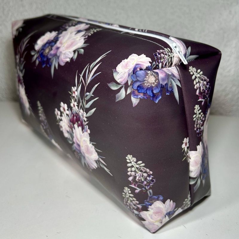 SuperTrousse Fleurie Aubergine