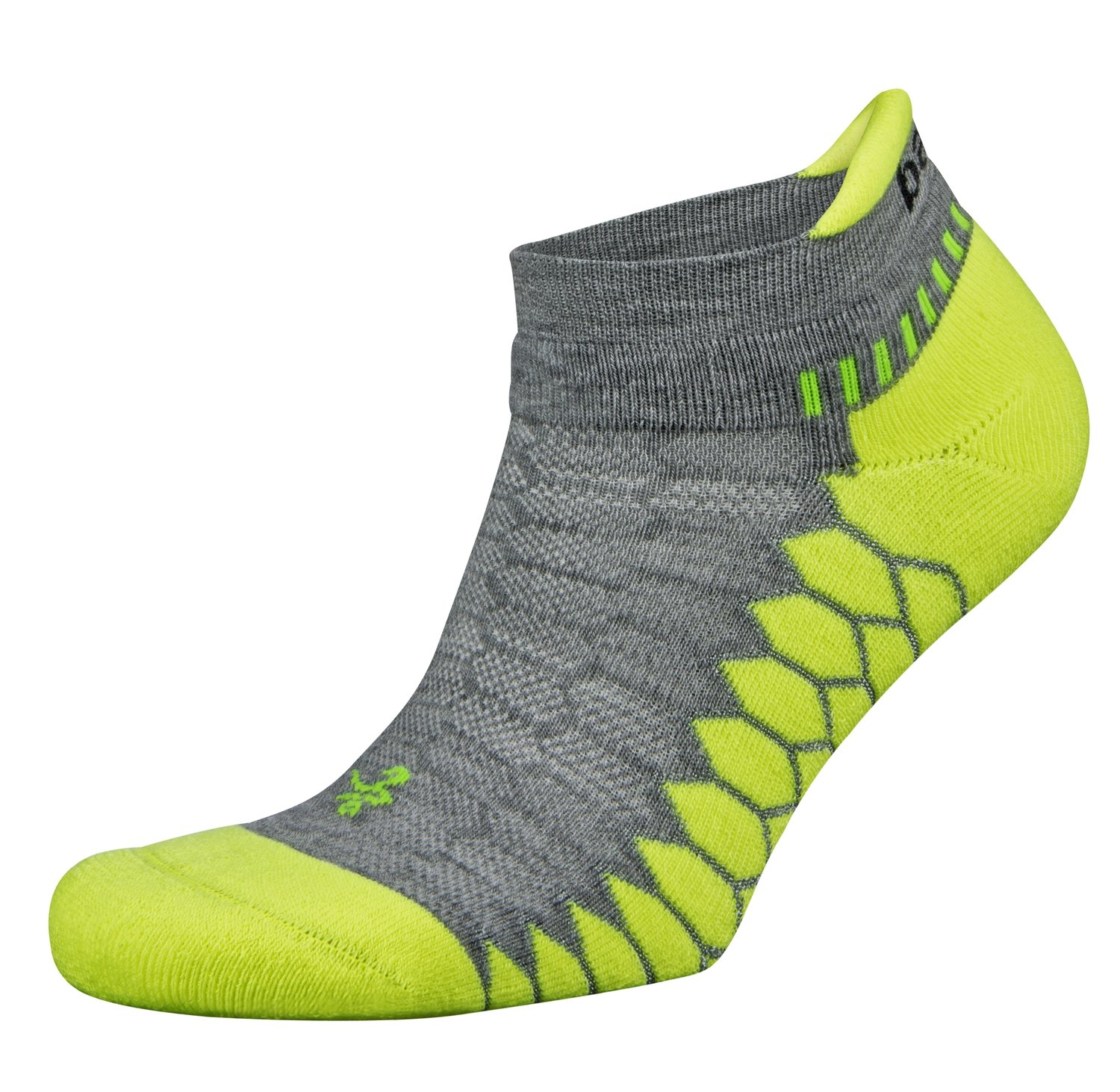Silver Antimicrobial NoShow CompressionFit Run Socks