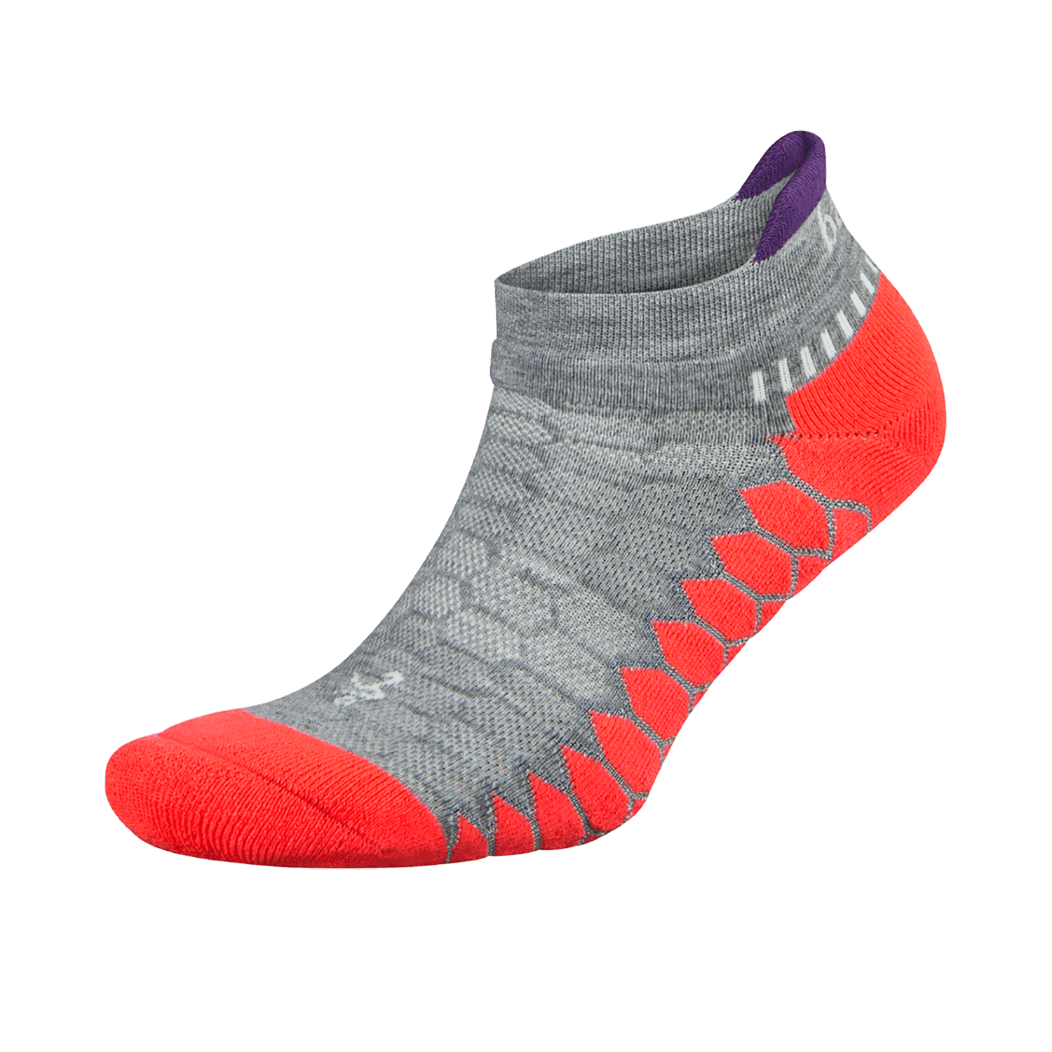 Silver Antimicrobial NoShow CompressionFit Run Socks