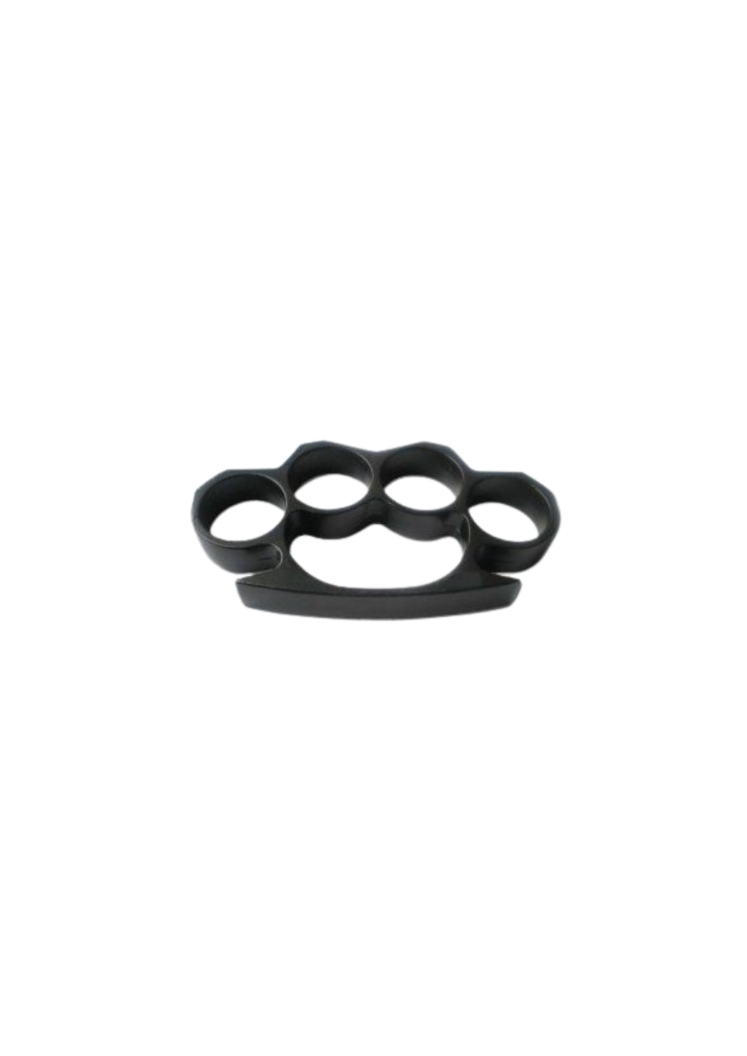 Knuckle duster Black perspex