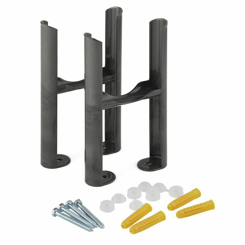 Bare Metal Column Radiator Support Legs 3 Column