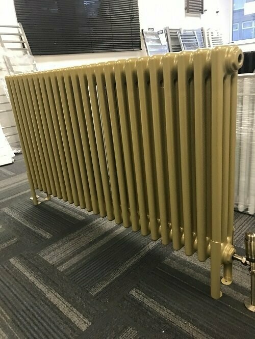 Pearlescent Gold Column Radiators Huge Choice of Sizes