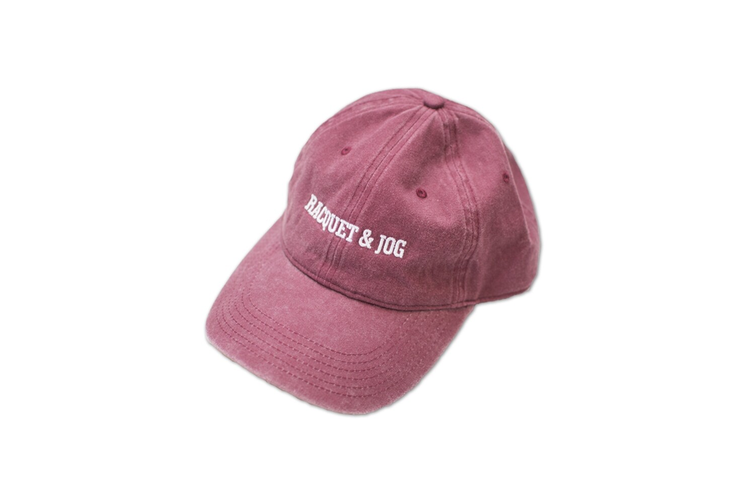 Racquet and Jog Statement Hat Maroon