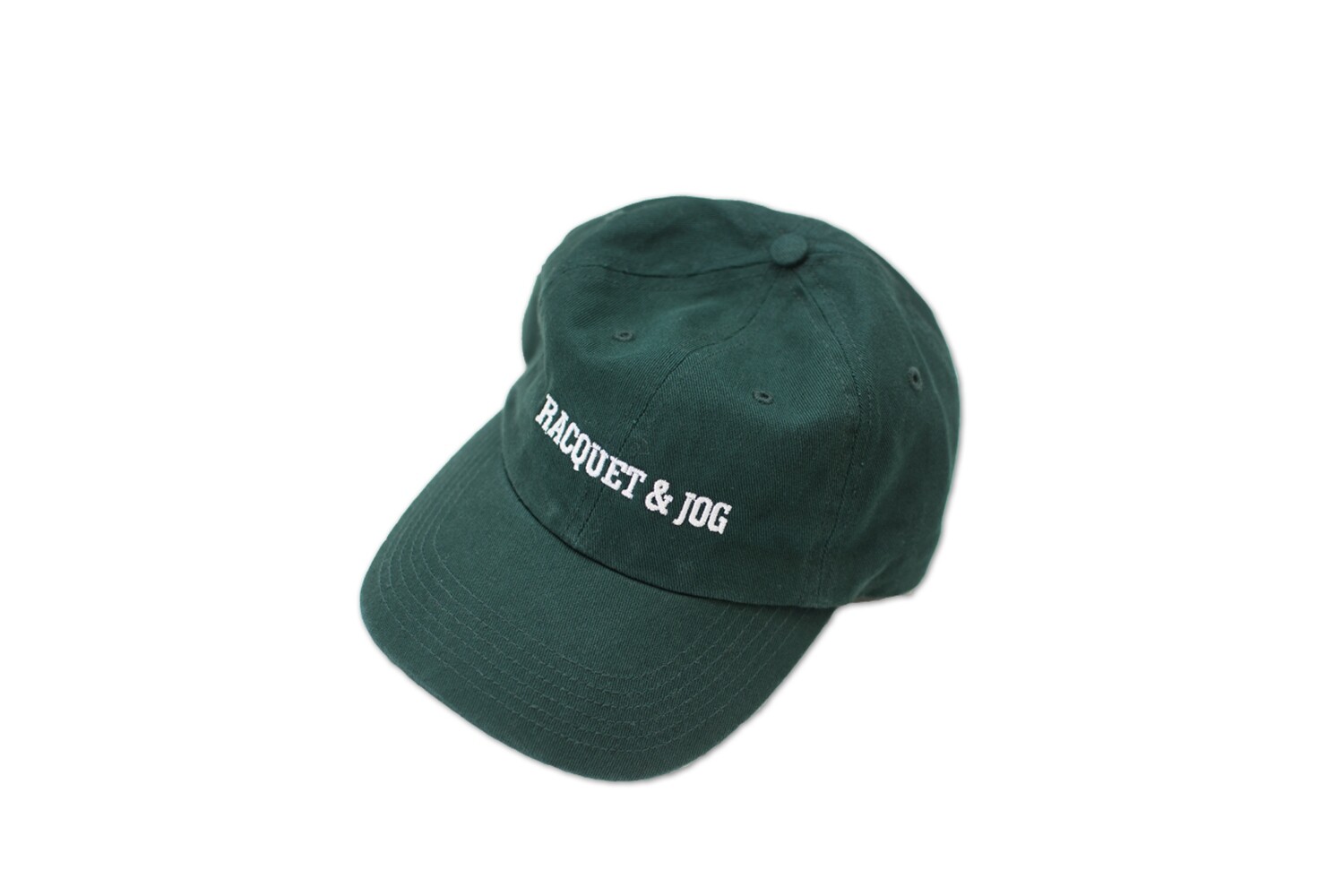 Racquet and Jog Statement Hat Dark Green