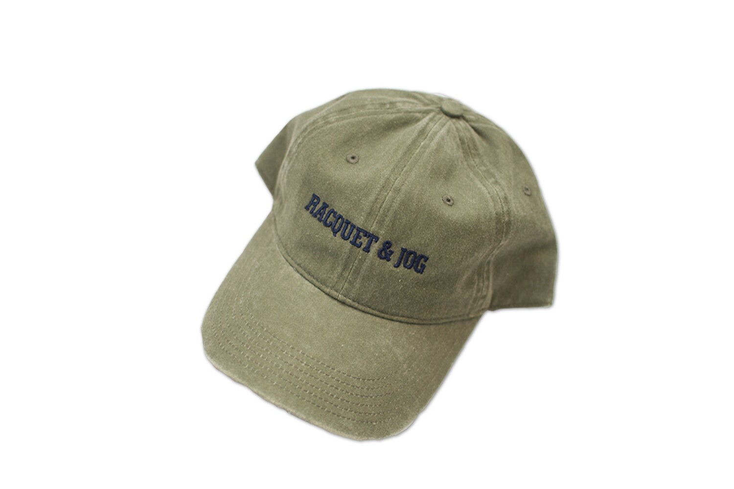 Racquet and Jog Statement Hat Olive