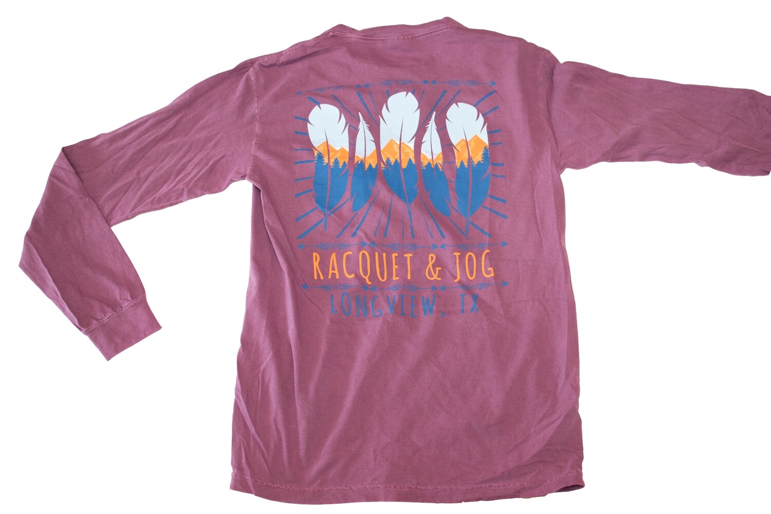 Racquet & Jog Specialty Feather Mountain Long Sleeve Tee