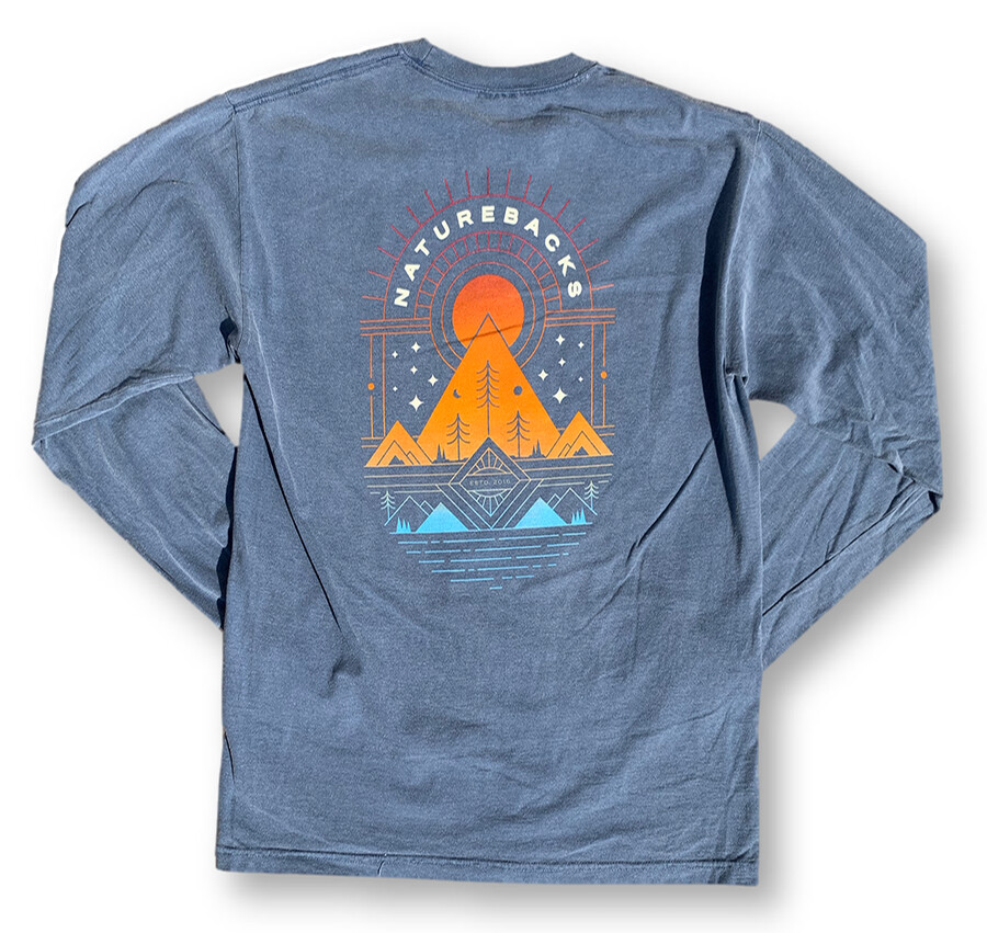 Nature Backs Long Sleeve Prism Tee