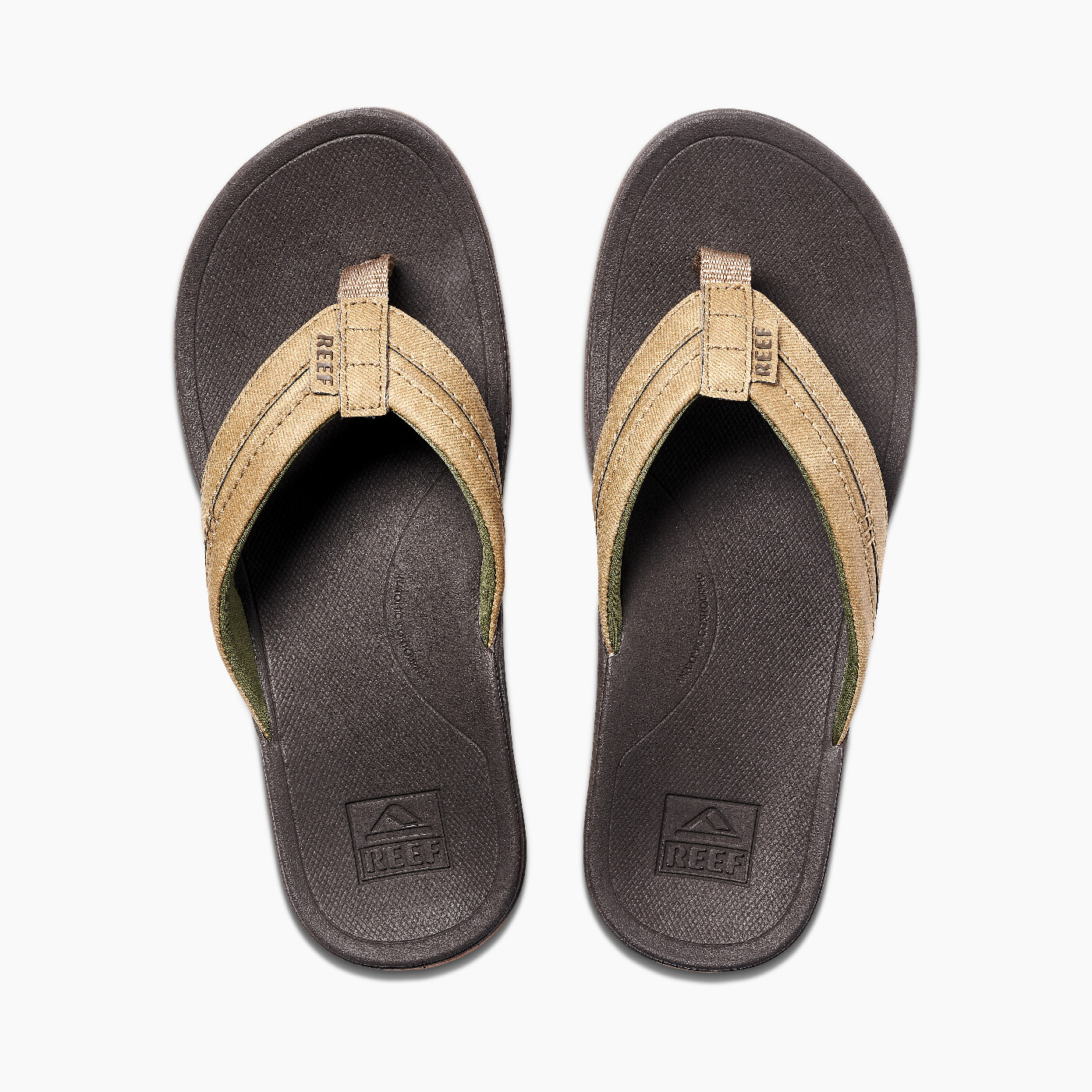 ortho flip flops men's