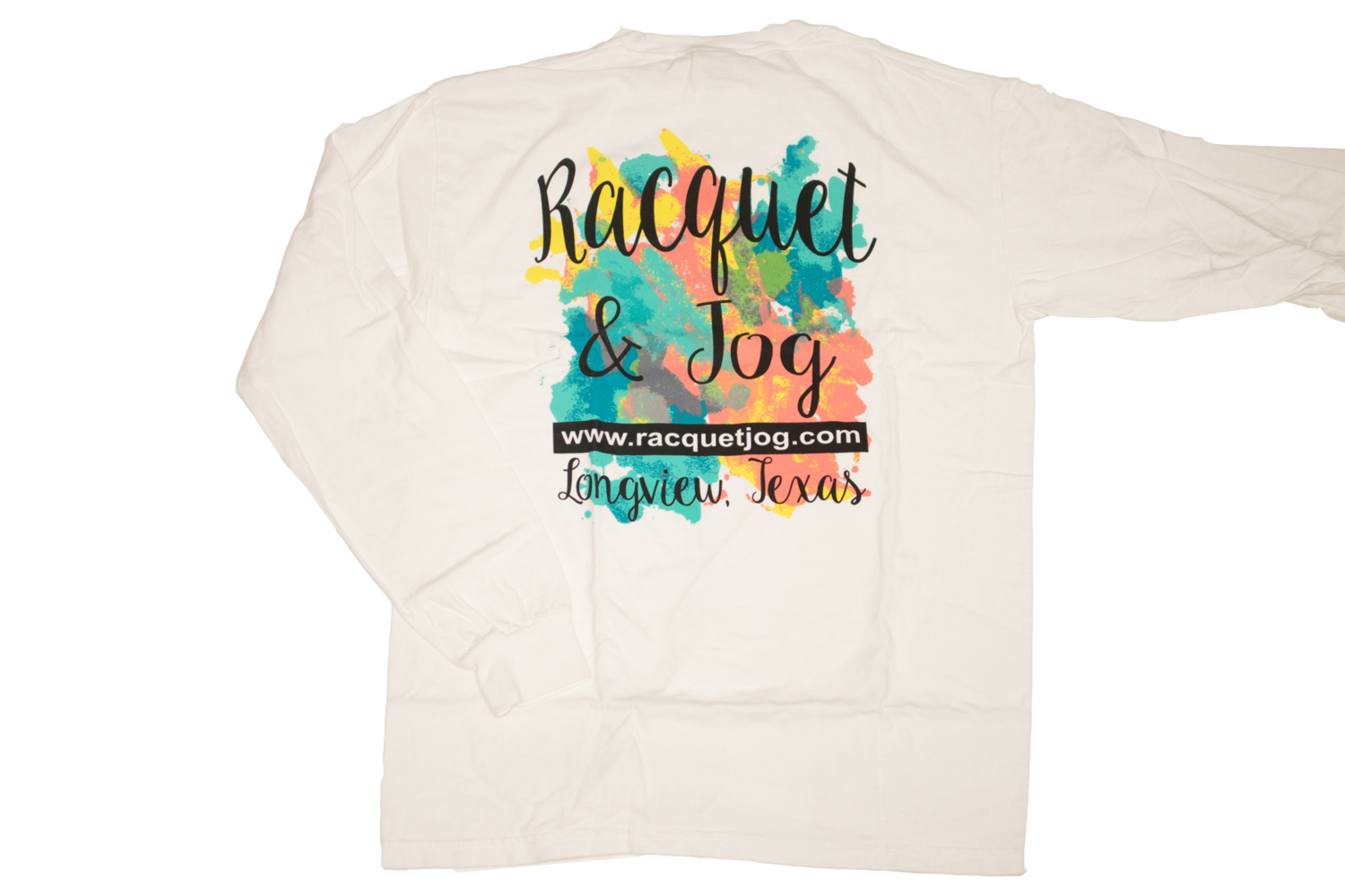 Racquet & Jog Specialty Color Logo Long Sleeve Tee