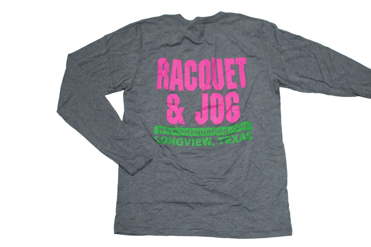 Racquet & Jog Old School Fashion Track Long Sleeve Tee