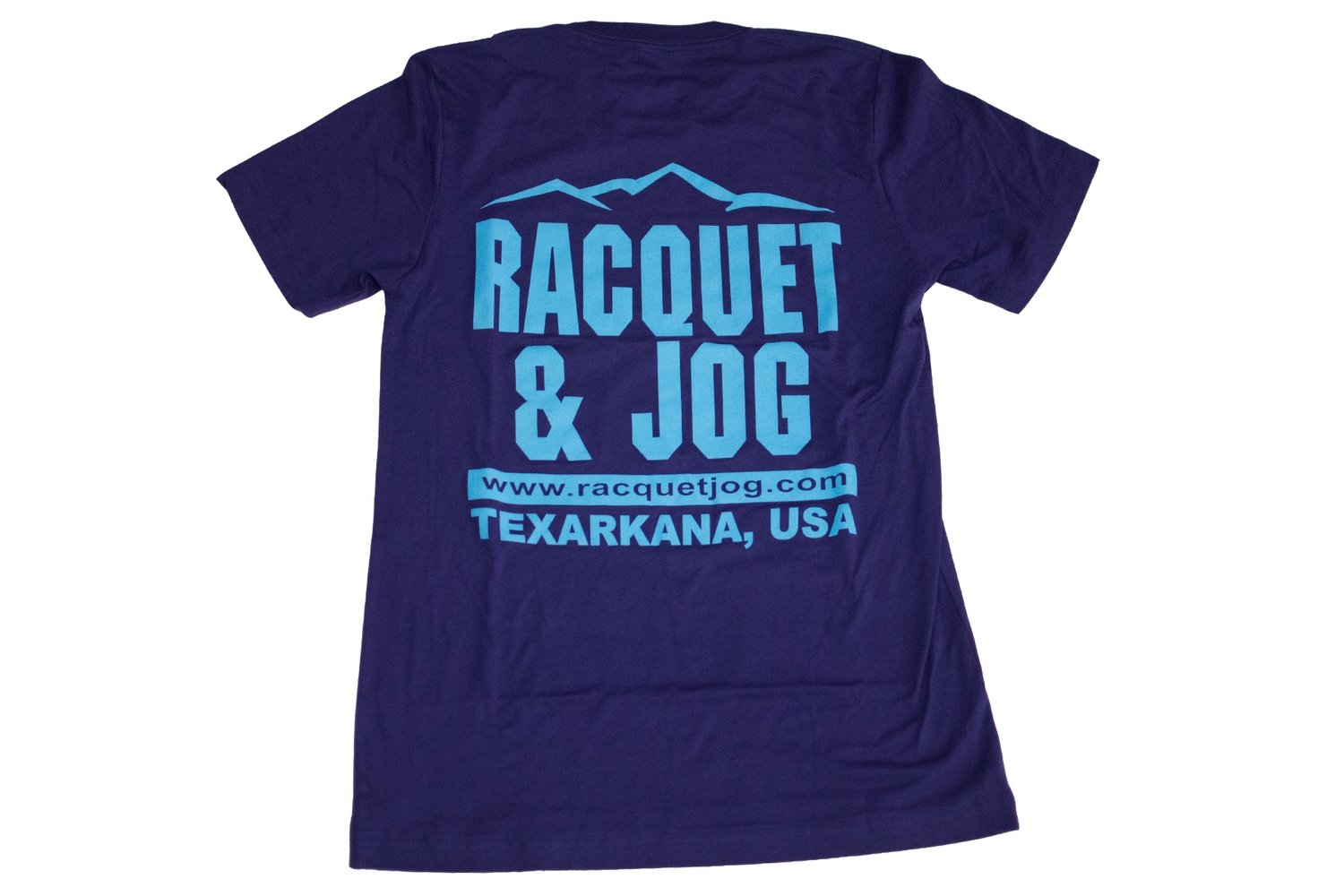 Racquet & Jog Old School Print Mountain Peak Tee