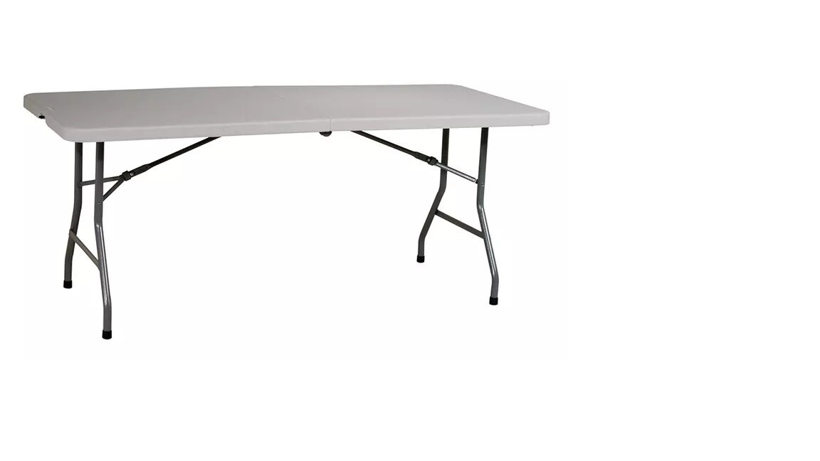 6' Resin Center Fold Multi Purpose Table Store SCSISS