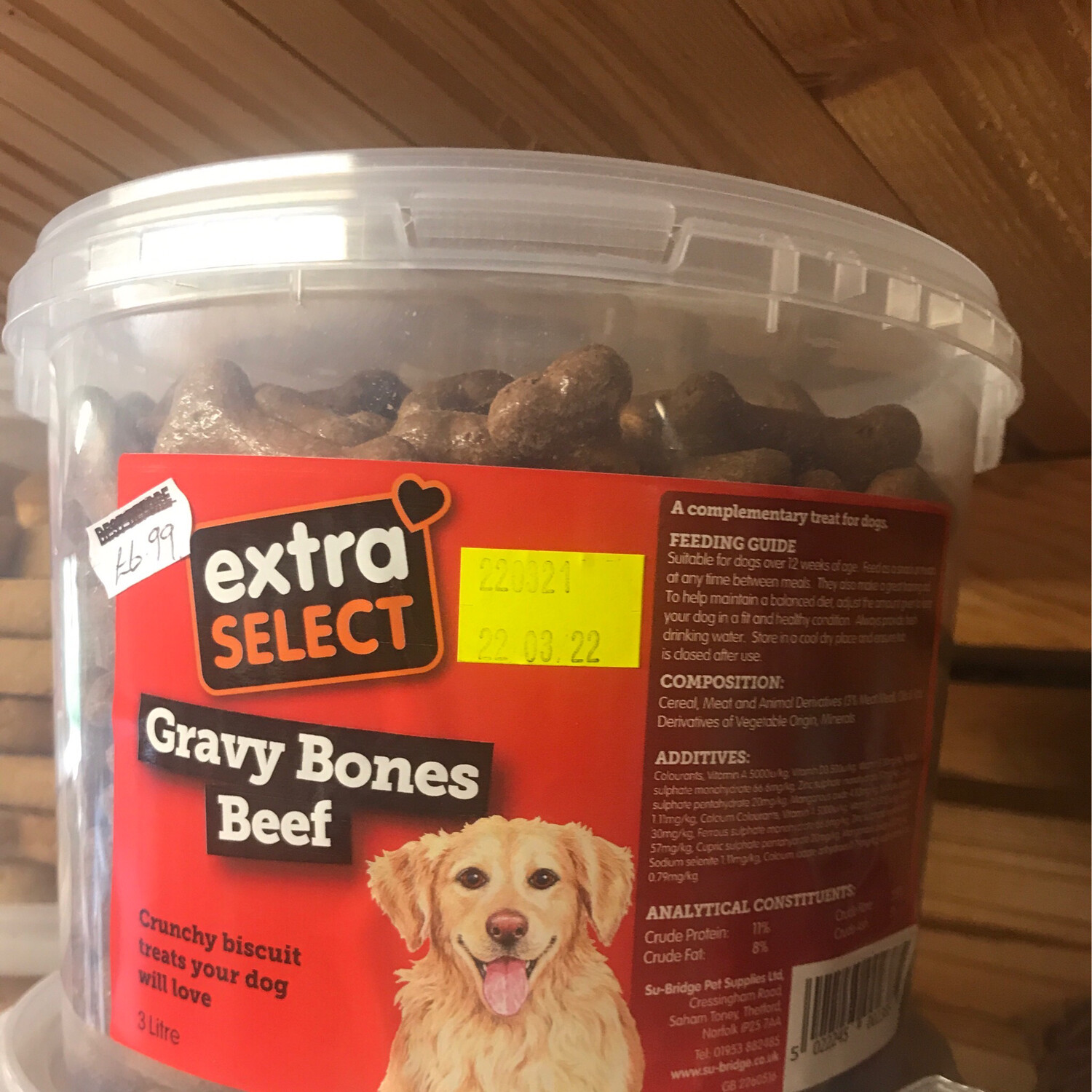 Extra Select Beef Gravy Bones 3 Litres