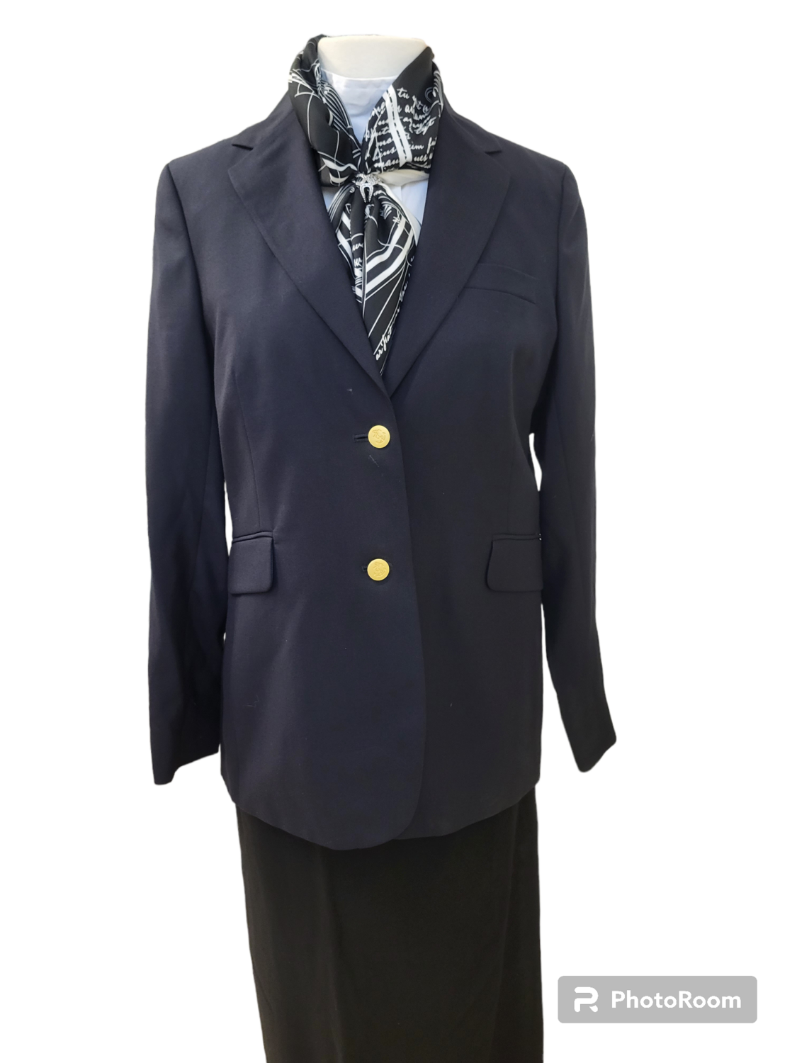 Navy Jacket Gold Buttons Sz 14T Chrysalis Acres Equipment for