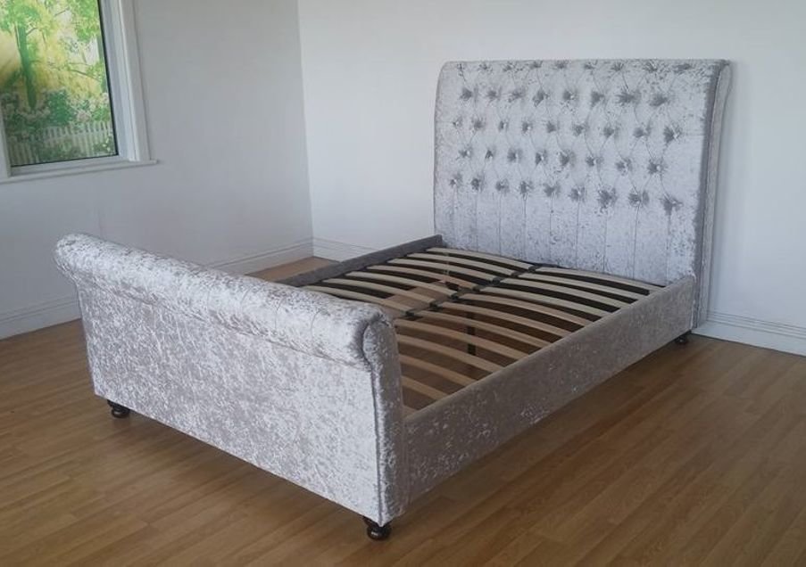 Downton Mink Crushed Velvet