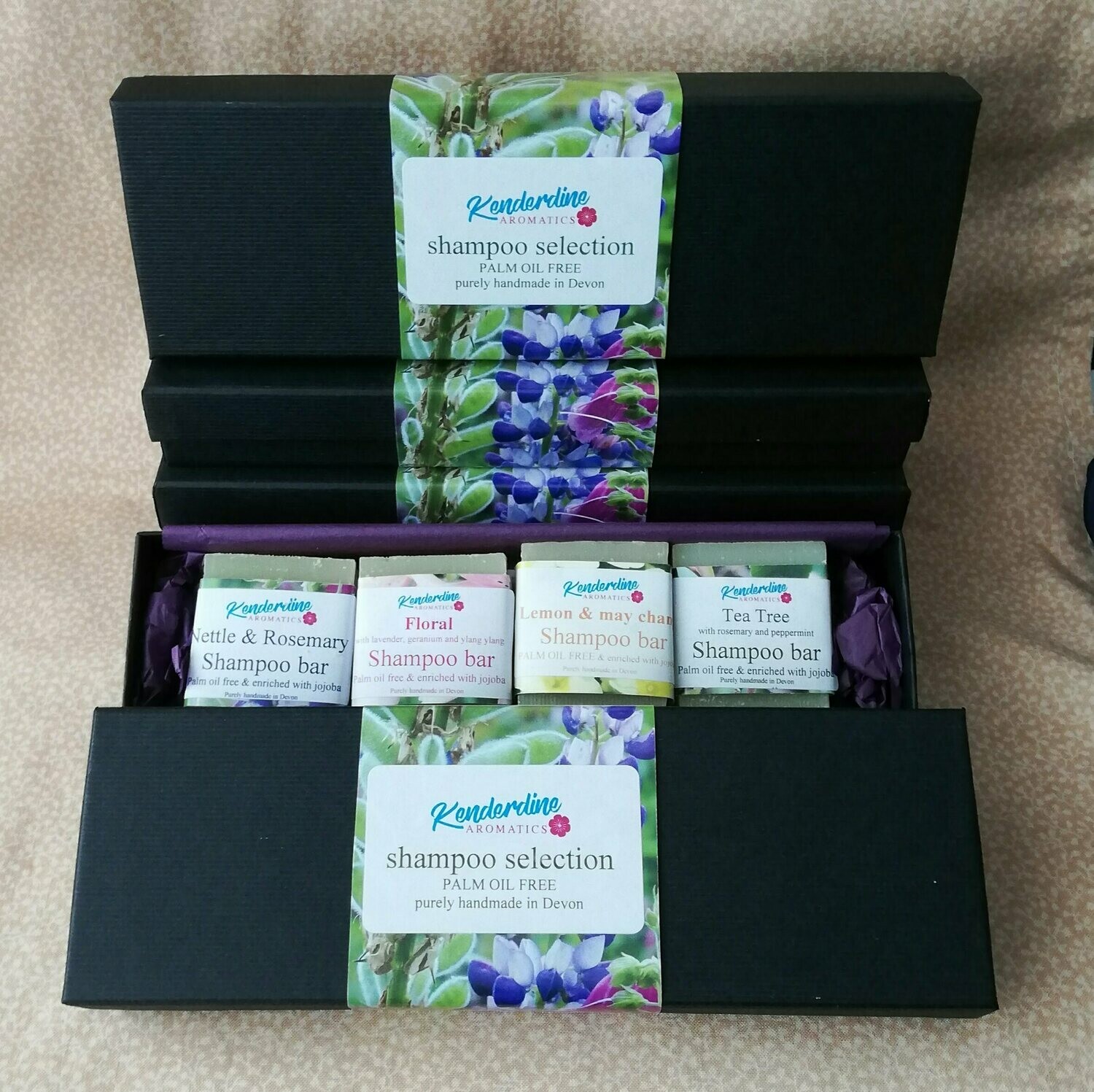 Mini shampoo bar selection box