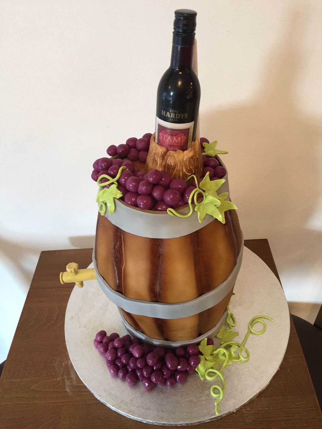 Wine Barrel Cake