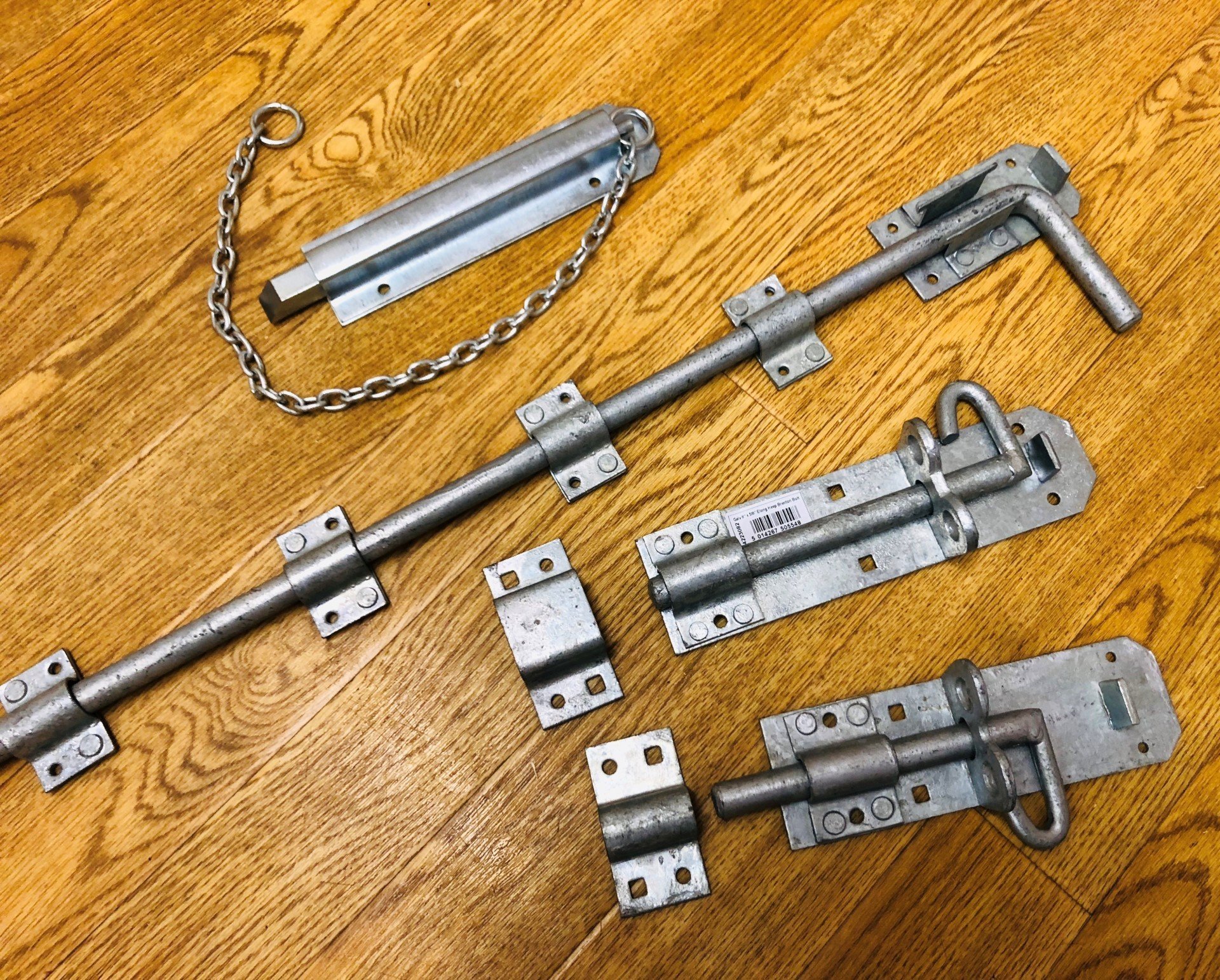 Gate & garage Door Bolts/Drop Bolts (Galvanised)