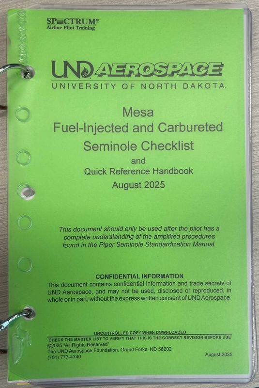 Seminole Checklist