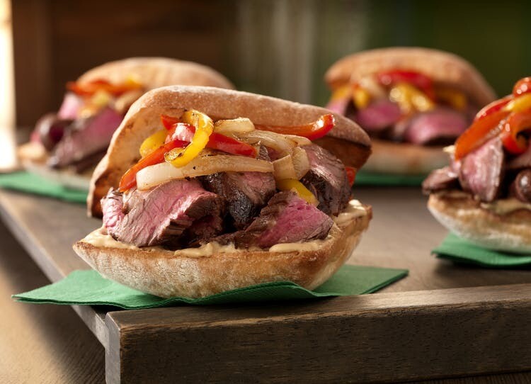 Marinated Flank Steak Sandwich