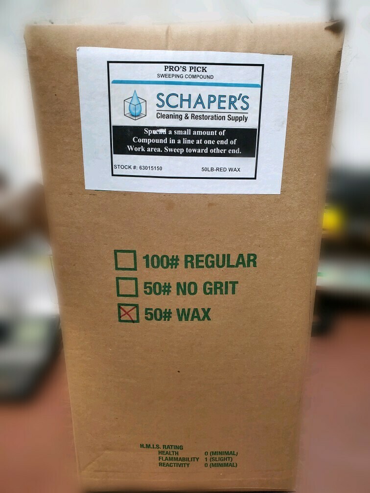 Schaper's Pro Sweeping Compound (50lbs) Cleaning Supplies Online