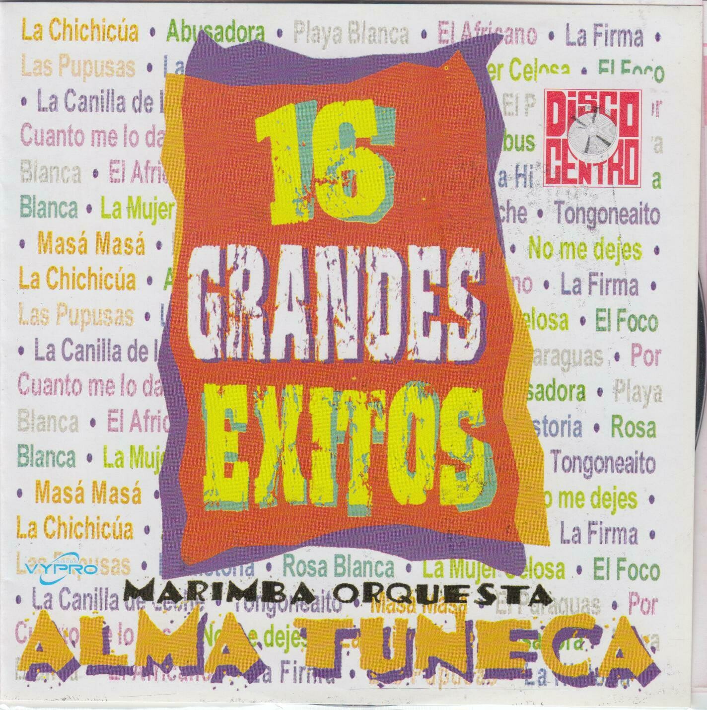 CD Marimba orquesta alma tuneca 16 exitos