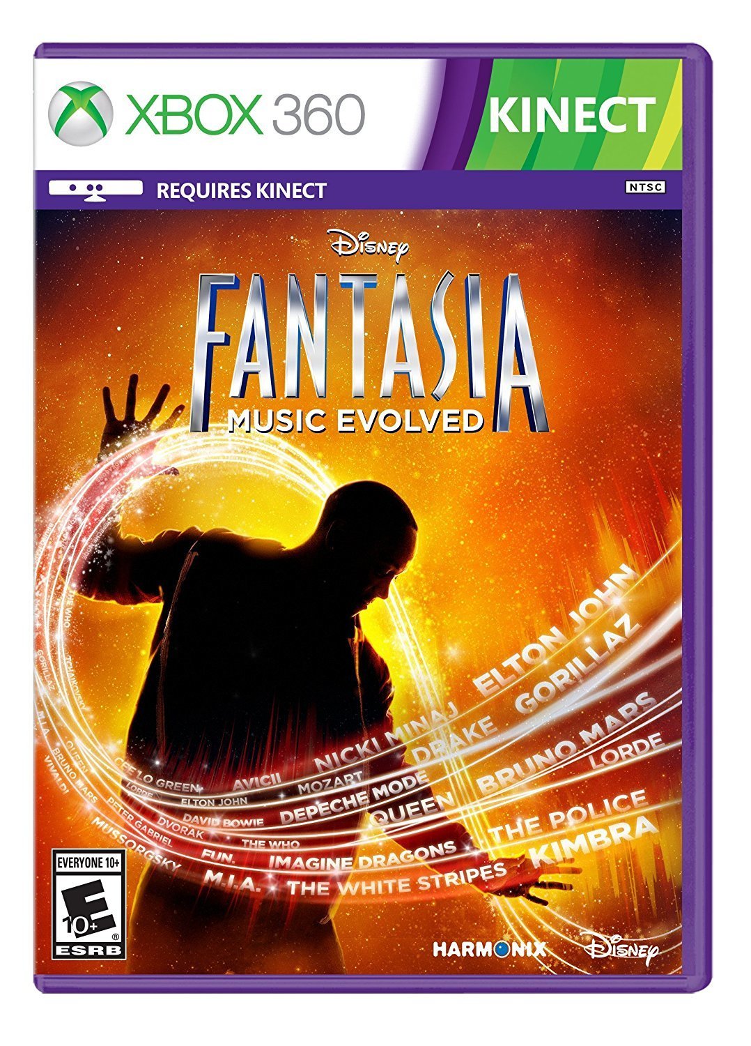 XBOX 360 Disney Fantasia Music Evolved (kinect) Guatemala