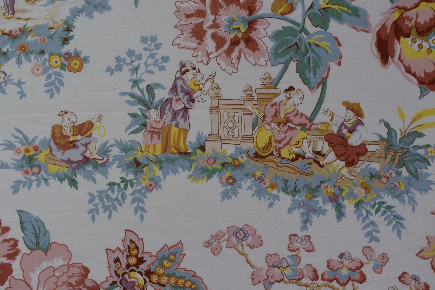 Oriental GardenFloral Multi Fabrics by the yard