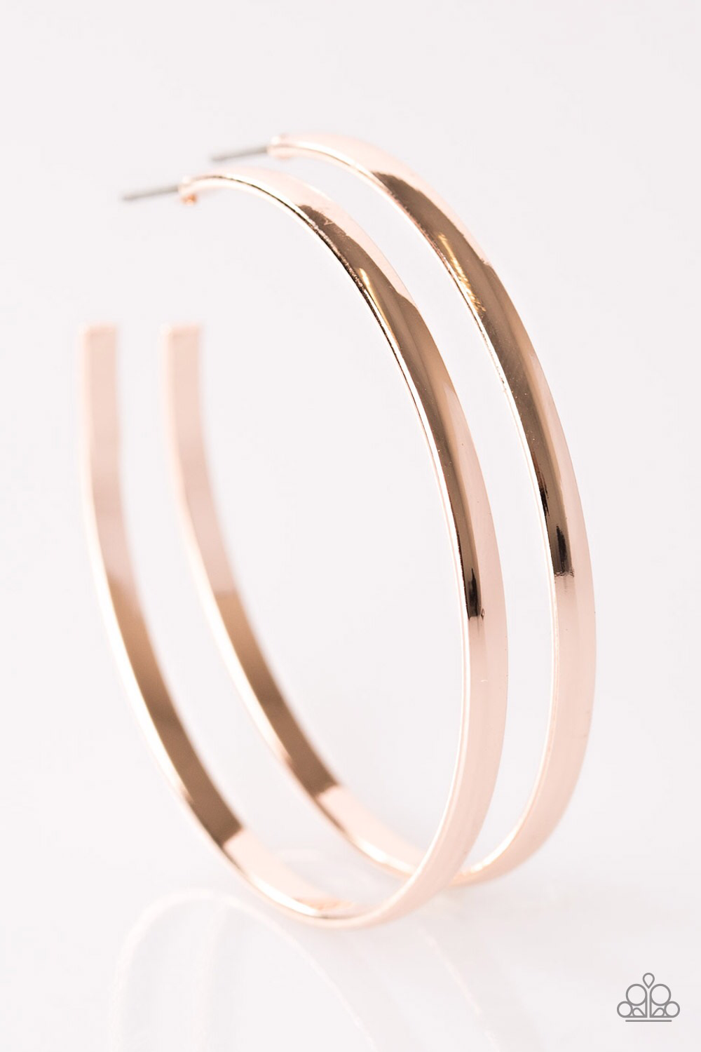 Paparazzi Casually Chic Rose Gold Hoop Earrings