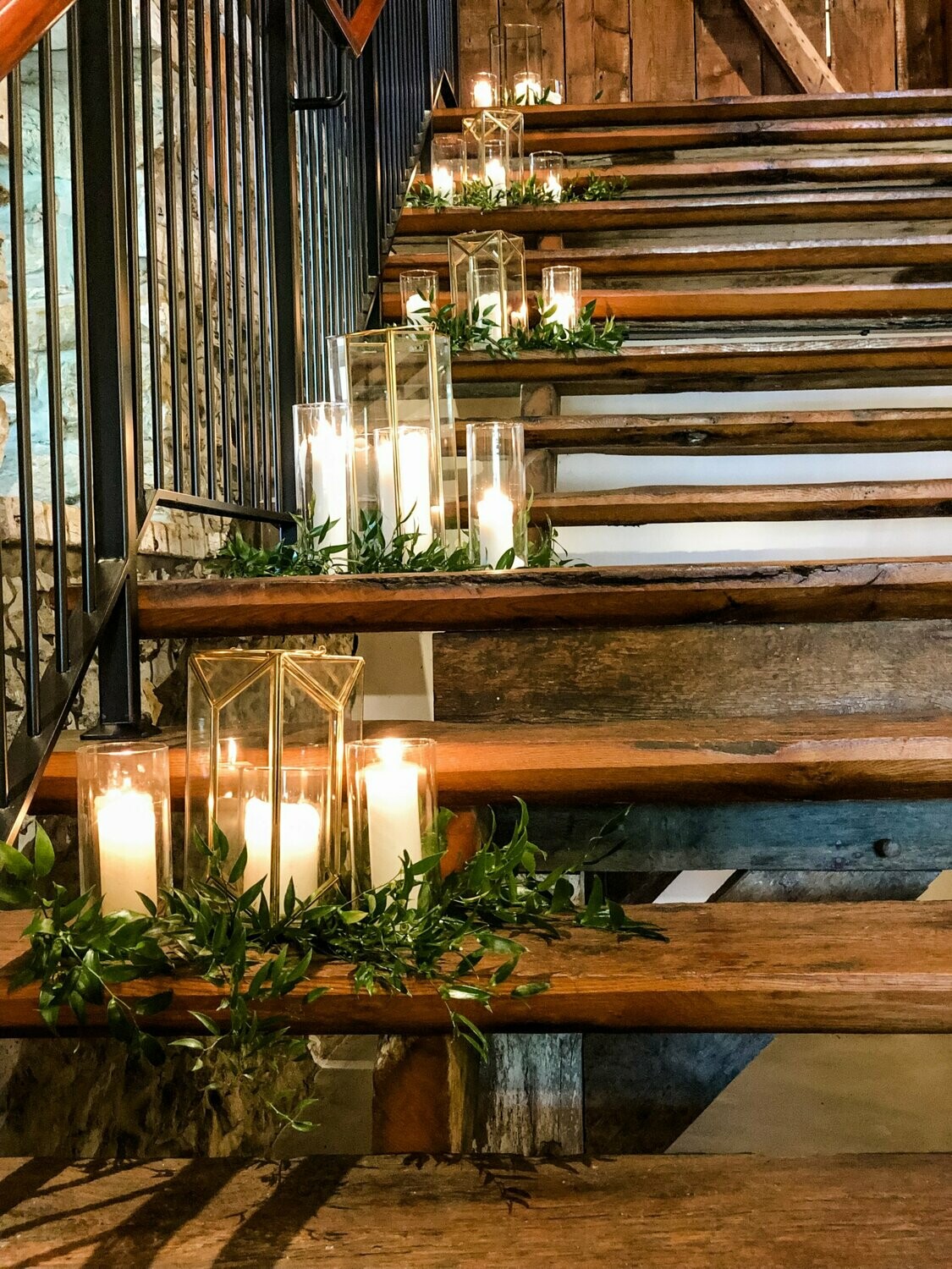 Stairway Candlelight Package The Farm at Eagles Ridge