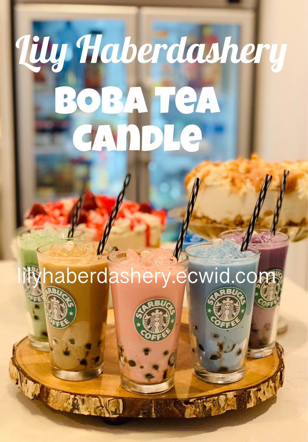 Starbucks Boba/Bubble Tea Candles