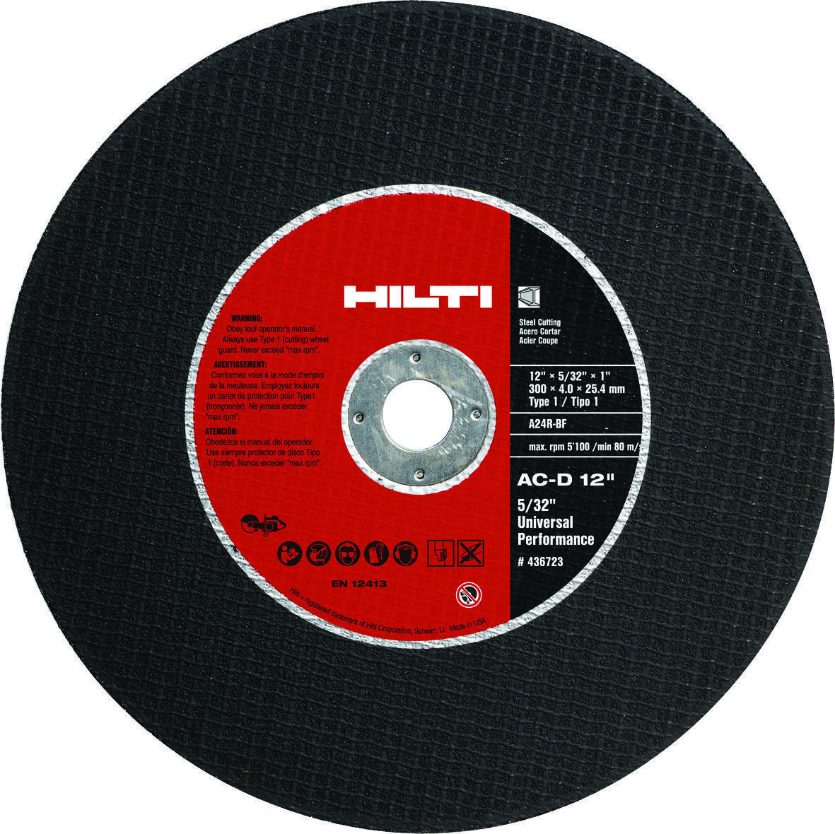 Hilti - Box of 10 - Steel cutting blade 14" x 5/32" x 1" | Hilti