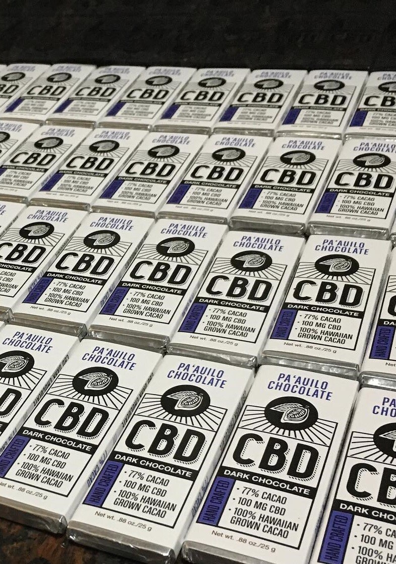 Paauilo Chocolate, 77 CBD Dark Chocolate Bar (0.88 Oz.)