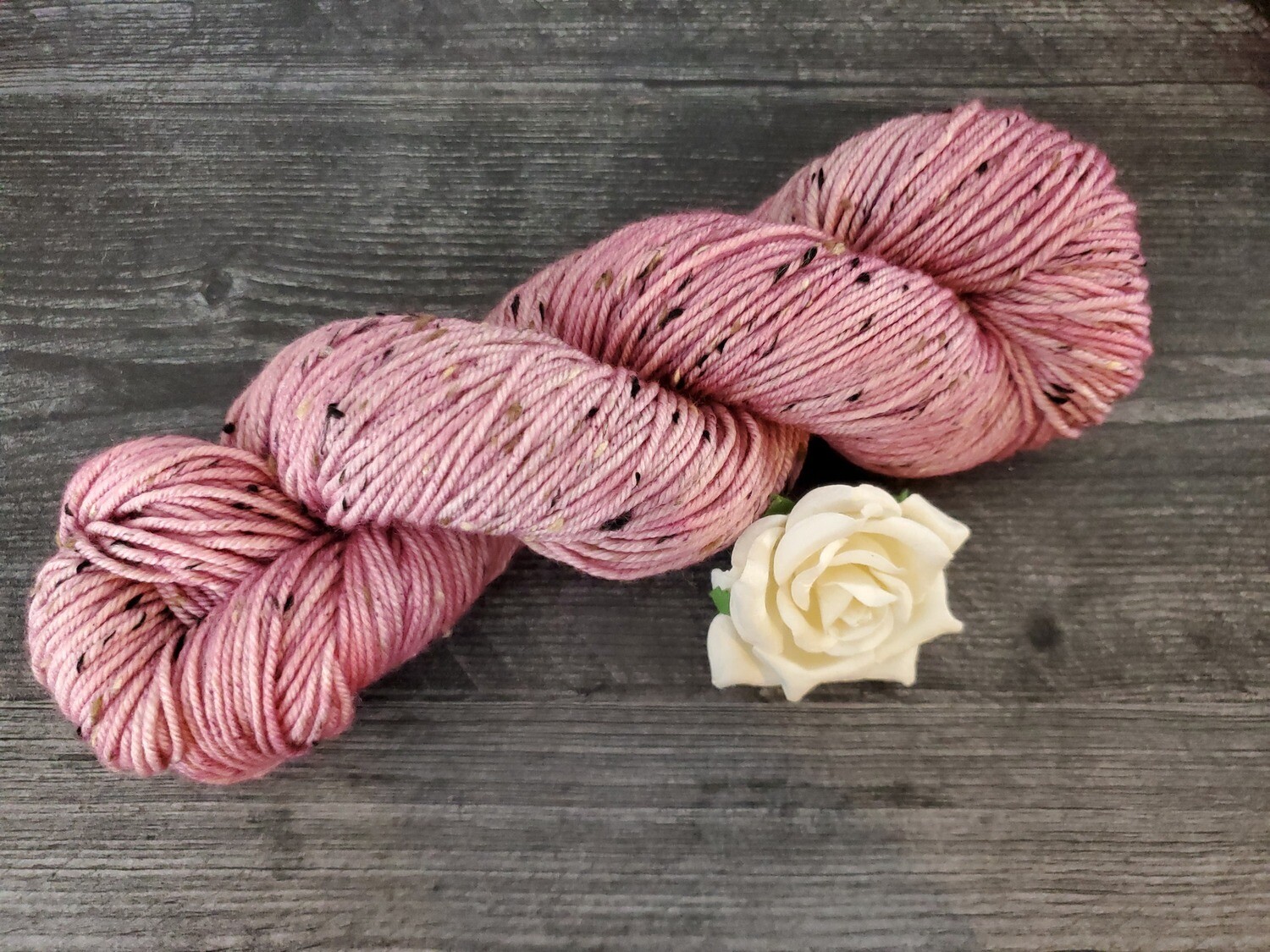 Blush Tweed Hand Dyed Yarn