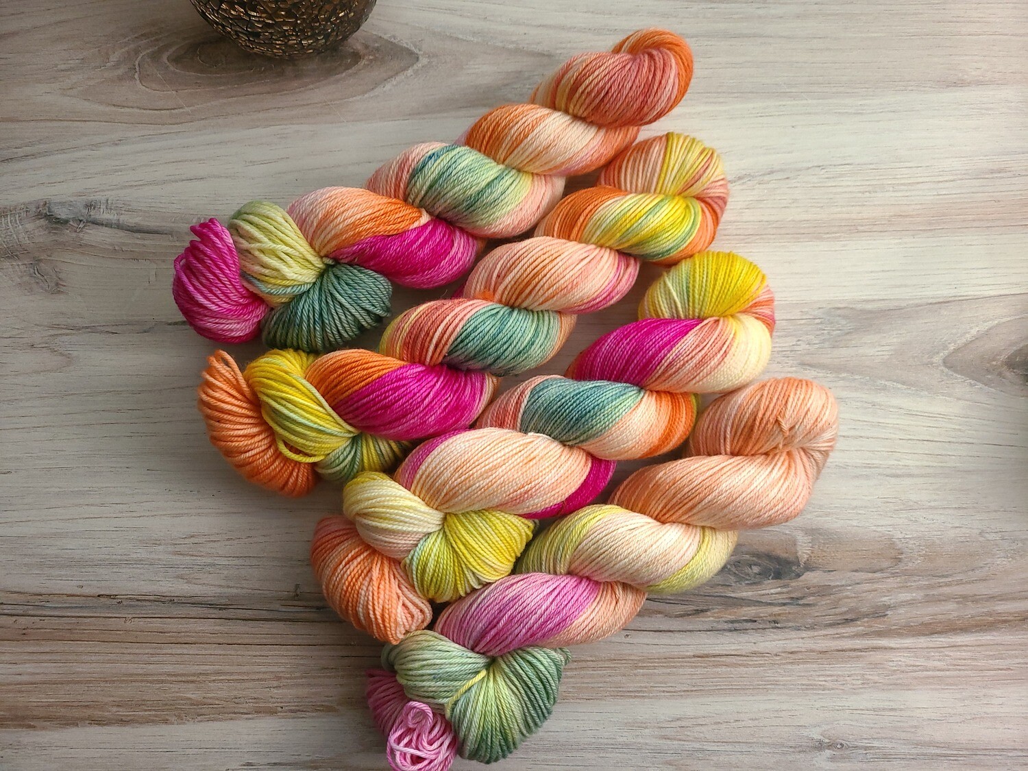 Blooming Flowers Hand Dyed Yarn