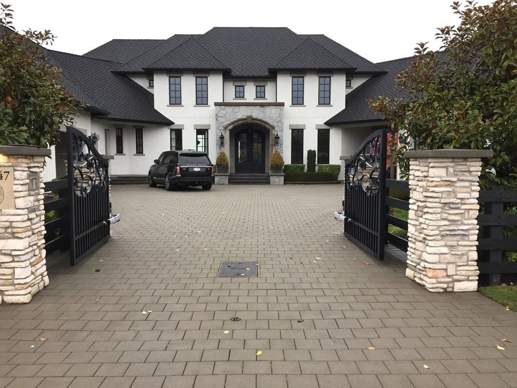 Aluminum Double Swing Gate Vancouver custom iron gates, Vancouver