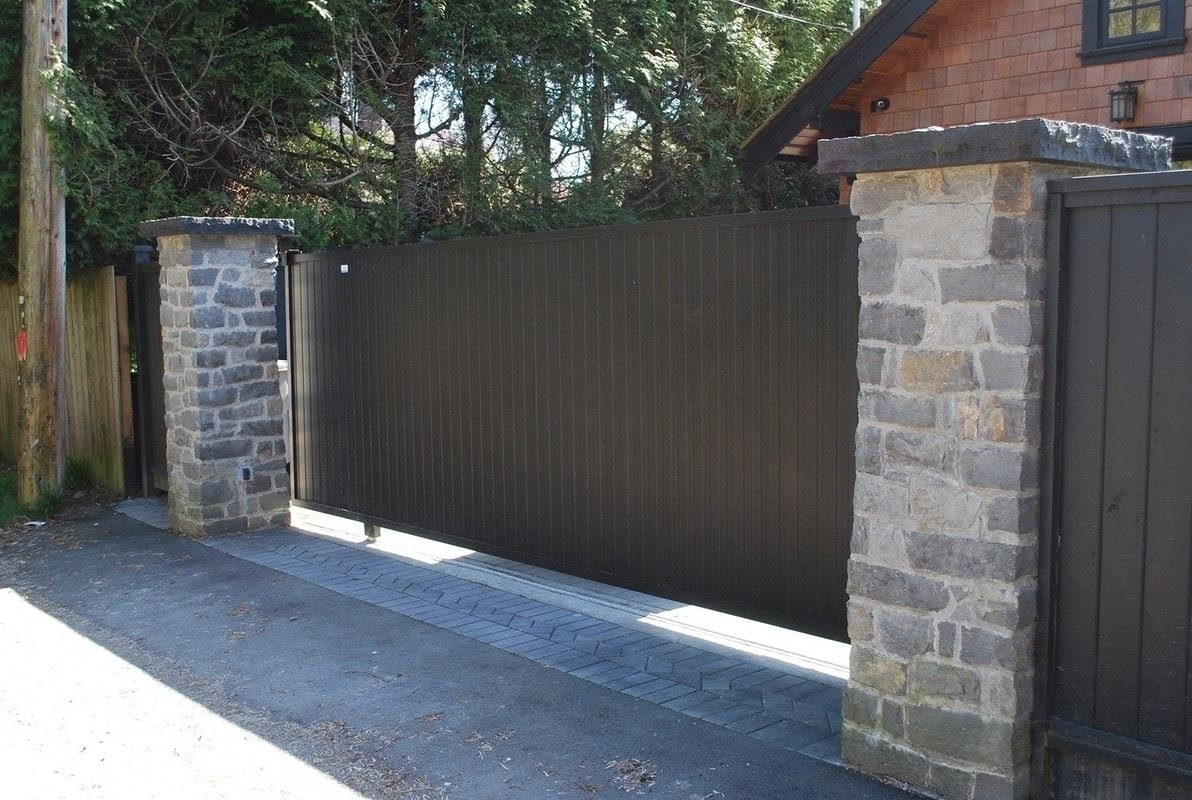 Aluminum Slide Gate Vancouver custom iron gates, Vancouver wrought