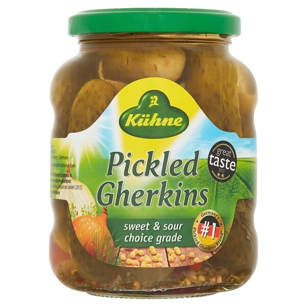 Kuhne Pickled Gherkins Sweet & Sour 1550g
